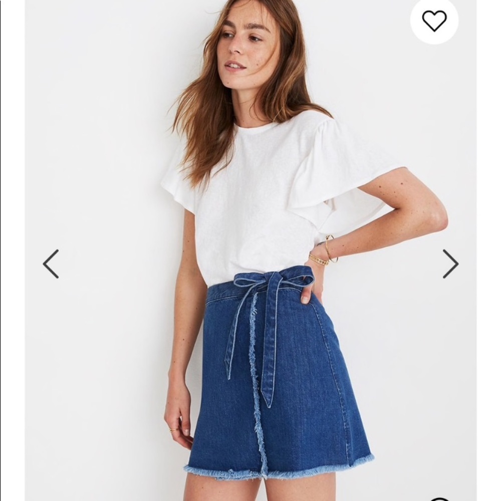 🌟HOST PICK🌟 Madewell denim wrap skirt